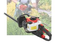 Taille-haie à essence 56 cm coupe 0,9 CV - Moteur 2 temps avec embrayage centrifuge et amortissement des vibrations, poignée rotative à 180°, réservoir de 0,6 l (jusqu'à 10 mm d'épaisseur de branche