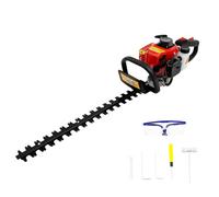 Taille-haie à essence 650 W - Lame double coupe 56 cm - 22,5 cc - 2 temps - Moteur monocylindre refroidi par air - Poignée rotative à 180° - Pour parcs, jardins, écoles et autoroutes