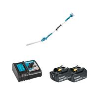 Taille-haie à perche 18V 46cm DUN461WZ + 2 batteries BL1830B 18V 3 Ah + 1 chargeur rapide DC18RC MAKITA