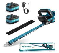 Taille Haie Batterie 21V avec Batterie 8000mAh, Taille Haie Electrique 600W Moteur Brushless, Taille haie Professionnel sans Fil avec Longueur de Coupe 52cm, Diamètre de Coupe 15 mm - TrimCut Pro