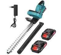 Taille Haie Batterie 21V: Taille Haie Electrique avec 2 Batteries 2000mAh, Lame 51cm Coupe 20mm, pour Jardin Haies Arbustes Buissons