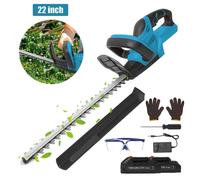 Taille Haie Batterie 21V Taille-Haie Électrique Sans Fil avec 2 Batteries, Coupe Branche Électrique pour Jardin et Arbustes