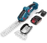 Taille Haie Batterie Compatible avec Makita 18V Batterie, 2 en1 Electrique Cisaille de Jardin & Taille Haie Electrique, Mini Taille Haie sans Fil pour Buissons, Herbe (1* Batterie)