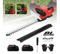 Taille Haie Batterie Sans Fil 21V, 2000W Moteur Brushless 15000RPM, Coupe 550mm/15mm, Taille-Haies Électrique Léger Puissant Jardin
