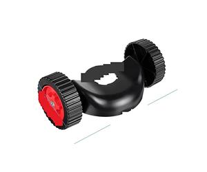 Taille-haie, Coupe-Herbe, cisaille à haie, Tondeuse à Gazon électrique Taille-haie sans Fil 2X Batteries Outil de Jardin Portable réglable pour Jardin, pelouse(Wheel)