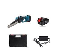 Taille-haie Electrique, 1200W 6 Pouces sans Brosse scie à chaîne sans Fil Mini élagage à Main scie Portable Jardin élagage scie à Bois électrique scie Coupe(1 Battery Set)