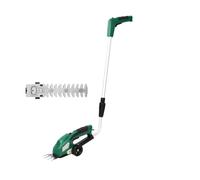 Taille-haie Electrique, 2 en 1 7.2V électrique Herbe Taille-haie Batterie Rechargeable Cisaillement Hedger Moteur Jardin Outils électriques sans Fil(with Handle)