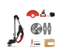 Taille-haie Electrique, 4000W 36000RPM Brushles Tondeuse à Gazon électrique Batterie Li-ION sans Fil Coupe Gazon Outils d'élagage de Jardin(Without Battery)