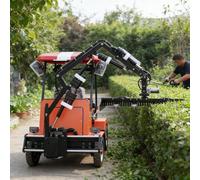 Taille-haie électrique autopropulsé, machine automatique d'évitement d'obstacles, équipement d'élagage d'aménagement paysager commercial pour la taille de surface verticale et inclinée