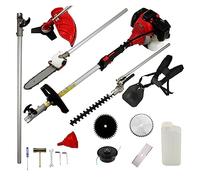 Taille-haie Electrique, Coupe-Herbe 5 en 1 avec Moteur 52 CC Multi débroussailleuse Essence débroussailleuse sécateur