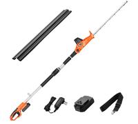 Taille-haie Électrique - DUOKU - Perche Extensible - 20 V - Lame 510 mm - 5 Angles Réglables