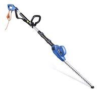 Taille-haie électrique Longue portée Hyundai - 550 W, 450 mm, portée de 2,52 m - Léger avec Cordon d'alimentation de 10 m - Garantie 3 Ans