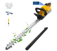 Taille-haie électrique sans balais 3000 tr/min, sans fil, portable, taille-bordures, tondeuse à gazon, outils de jardinage pour batterie Dewalt 20V Jaune
