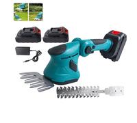 Taille-haie électrique sans fil 2 en 1, Taille-haie 2 batteries, vitesse, 8 000 tr/min, longueur de lame , 80 mm/220 mm 650W