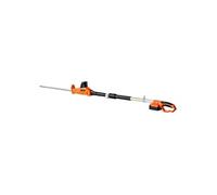 VEVOR Taille-haie Électrique sans Fil sur Perche Extensible 1,9-2,4 m 20 V Batterie 2 A, avec Lame 510 mm, 5 Angles Réglables 30°-150°, pour Entretien des Branches Hautes, Taillage Arbres de Jardin