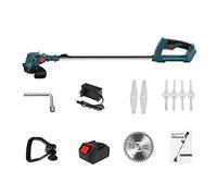 Taille-haie Electrique, Tondeuse à Gazon électrique 21V 900W Tondeuse à Gazon sans Fil Longueur Coupe réglable Outils de Jardin Domestique(C 1 Battery)