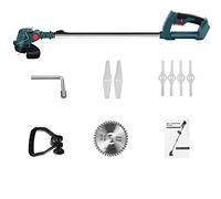 Taille-haie Electrique, Tondeuse à Gazon électrique 21V 900W Tondeuse à Gazon sans Fil Longueur Coupe réglable Outils de Jardin Domestique(A No Battery)