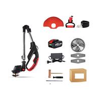 Taille-haie Electrique, Tondeuse à Gazon électrique sans balais 4000W 36000RPM Coupe-Herbe Pliable sans Fil Coupe-élagage de Jardin(1 Battery Plug)