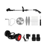 Taille-haie Electrique, Tondeuse à Gazon électrique sans Fil Pliable Outil électrique de Coupe de Jardin Portable réglable for Tondeuse à Gazon à Batterie 12V(Lawn Mower Set 3)