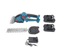 Taille-haie sans Fil 2 en 1, cisaille à Gazon électrique portative Rechargeable pour Cour, Jardin et pelouse