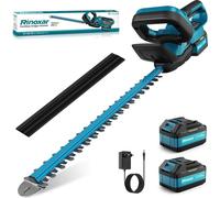 Taille-haie sans fil 21V/8000mAh - Moteur brushless 600W - Lame 52cm coupe Ø15mm - Précision professionnelle