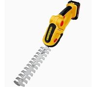 Taille-haie sans fil, cisaille à gazon et taille-haie 2 en 1 compatible avec batteries Makita 18 V, coupe-bordures électrique portable pour haies, arbustes et pelouse (noir bleu)
