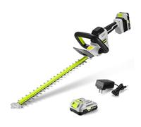 Taille-haie sans fil : DEKOPRO 20 V, tondeuse électrique portable avec batterie et chargeur, longueur de coupe de 45,7 cm pour l'entretien de la cour, la pelouse et l'élagage du jardin