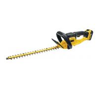 Taille-haie 55 cm DCM563P1 - 18 V XR - 5Ah - livré avec 1 batterie 18V 5Ah et un chargeur DeWalt Gris/jaune