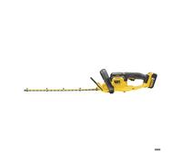 Taille-haie 55 cm DCM563P1 - 18 V XR - 5Ah - livré avec 1 batterie 18V 5Ah et un chargeur DeWalt Gris/jaune