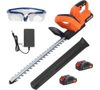 Taille-haie sans Fil Robuste - Tronçonneuse électrique 21V 4000mAh 850W pour Jardinage 1800 TR/Min, Débroussailleuse Coupe-Haie pour Haies, Bordures et Branches