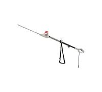 Ikra - Taille Haie Télescopique Filaire 600W - Lame de Coupe 59 cm Coupe 51 cm Taille Haie sur Perche réglable 1.95-2.40 m