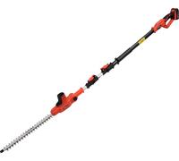 Taille-haie télescopique sans fil 18V 1,8-2,8m (1x batterie + chargeur)