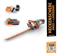 Taille-haies à batterie 20V FUXTEC FX-E1HS20 - Set avec batterie 2Ah et chargeur 1A