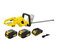 Nemura Taille-Haie Électrique 40V 2 Batteries 2Ah Compatibles - Longueur de Coupe 56cm - Moteur Brushless - Appareil sans Fil Confortable - Chargeur Rapide - Marque française