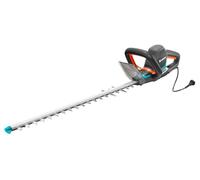 Taille-haies électrique PowerCut 700/65 de Gardena : taille-haies avec moteur de 700 W, 65 cm de longueur de lame, écartement des dents de 27 mm, poignée ergonomique et butée de protection (9835-20)