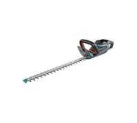 Taille-haies sur accu PowerCut Li-40/60 de Gardena : taille-haies sur accu avec lame de 60 cm, manche ergonomique, butée de protection, clavier intuitif, livré sans batterie ni chargeur (9860-55)