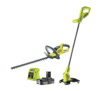 Taille haies Duo ONE+ 18V 45cm RHT1845 + Coupe-bordures 25cm RLT1825M - 1 batterie lithium+ 2,0Ah et 1 chargeur 1,7A