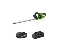 Taille Haies Sans fil 20V Lame 51Cm + Batterie lithium 4.0Ah + Chargeur Rapide Poignée rotative 90° Haies et Arbustes