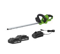 Taille Haies sans fil 20V VITO Lame 51CM + 2 Batteries 2AH + Chargeur Rapide