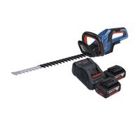Taille-haies sans fil - Bosch - GHE 18V-60 - Moteur Brushless - 60 cm - 2x Batterie 5,0 Ah