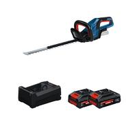 Taille haies sans fil GHE 18V-50 + 2 Batteries EXPERT 4 Ah + 1 Chargeur GAL 12V/18V-80 BOSCH