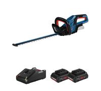 Taille haies sans fil GHE 18V-50 (II) + 2 Batteries Procore 18V 4 Ah + Chargeur GAL 18V-40 BOSCH