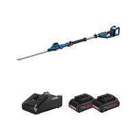 Taille haies sur perche GHE 18V-50 TP + 2 Batteries Procore 18V 4 Ah + Chargeur GAL 18V-40 BOSCH