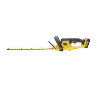 Taille-haie 55 cm DCM563P1 - 18 V XR - 5Ah - livré avec 1 batterie 18V 5Ah et un chargeur DeWalt Gris/jaune