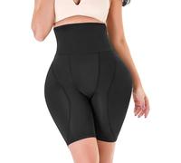 Taille Haute Butt Lifter Shapewear, Femmes Taille Haute Contrôle du Ventre Bodyshaper Butt Lifter Boyshorts Contrôle Culottes, Black, M
