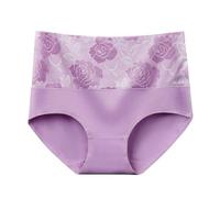 Taille Haute Culotte Anti-Fuite sous-vêtements Anti-Fuite pour Femmes Slips Grande Taille Pantalon Grande Taille Femme 50 52 Soutien Gorge (PP2, XXXXXL)