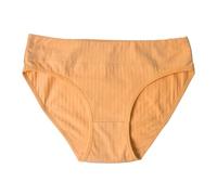Taille haute pour femme pur coton, peut être utilisé pour raffermir le ventre et les hanches post-partum taille haute grande taille pur coton gaufré sous-vêtements femme lingerie sexy, beige, L taille