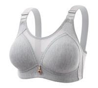 Taille Haute Women's Anti Sagging Bra Bras for Senior Women Correcting Bra Breathable Bras Ensemble WC Cuivre (Blue, C)