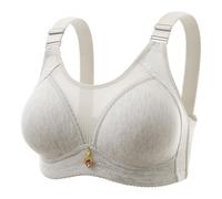 Taille Haute Women's Anti Sagging Bra Bras for Senior Women Correcting Bra Breathable Bras Ensemble WC Cuivre (Grey, D)