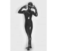 Taille L Catsuit combinaison simili cuir vinyl BDSM avec cagoule Femme